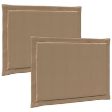 Zitkussens 2 pcs Taupe 47 x 36 x 2 cm Polyester