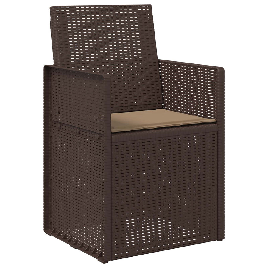 Zitkussens 2 pcs Taupe 47 x 36 x 2 cm Polyester