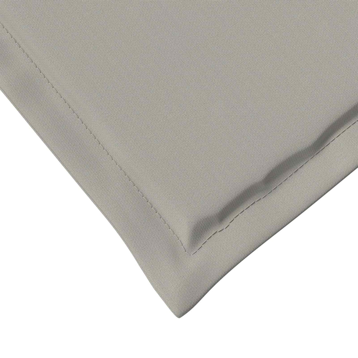 Zitkussens 2 pcs Lichtgrijs 47 x 36 x 2 cm Polyester