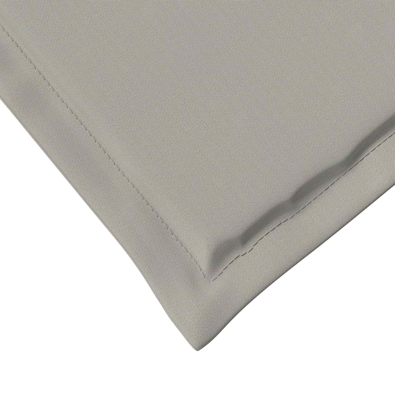 Zitkussens 2 pcs Lichtgrijs 47 x 36 x 2 cm Polyester