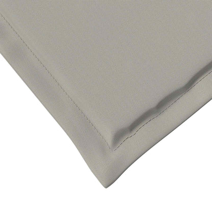 Zitkussens 2 pcs Lichtgrijs 47 x 36 x 2 cm Polyester