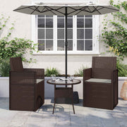 Zitkussens 2 stuks lichtgrijs 47x36x2 cm polyester