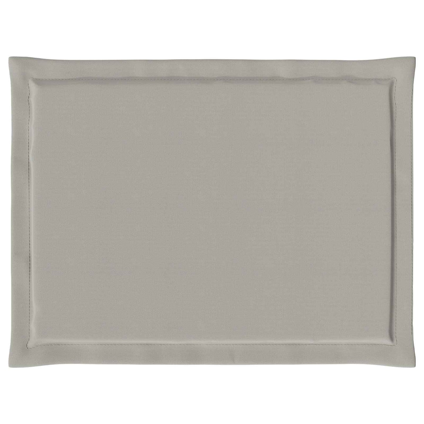 Zitkussens 2 pcs Lichtgrijs 47 x 36 x 2 cm Polyester