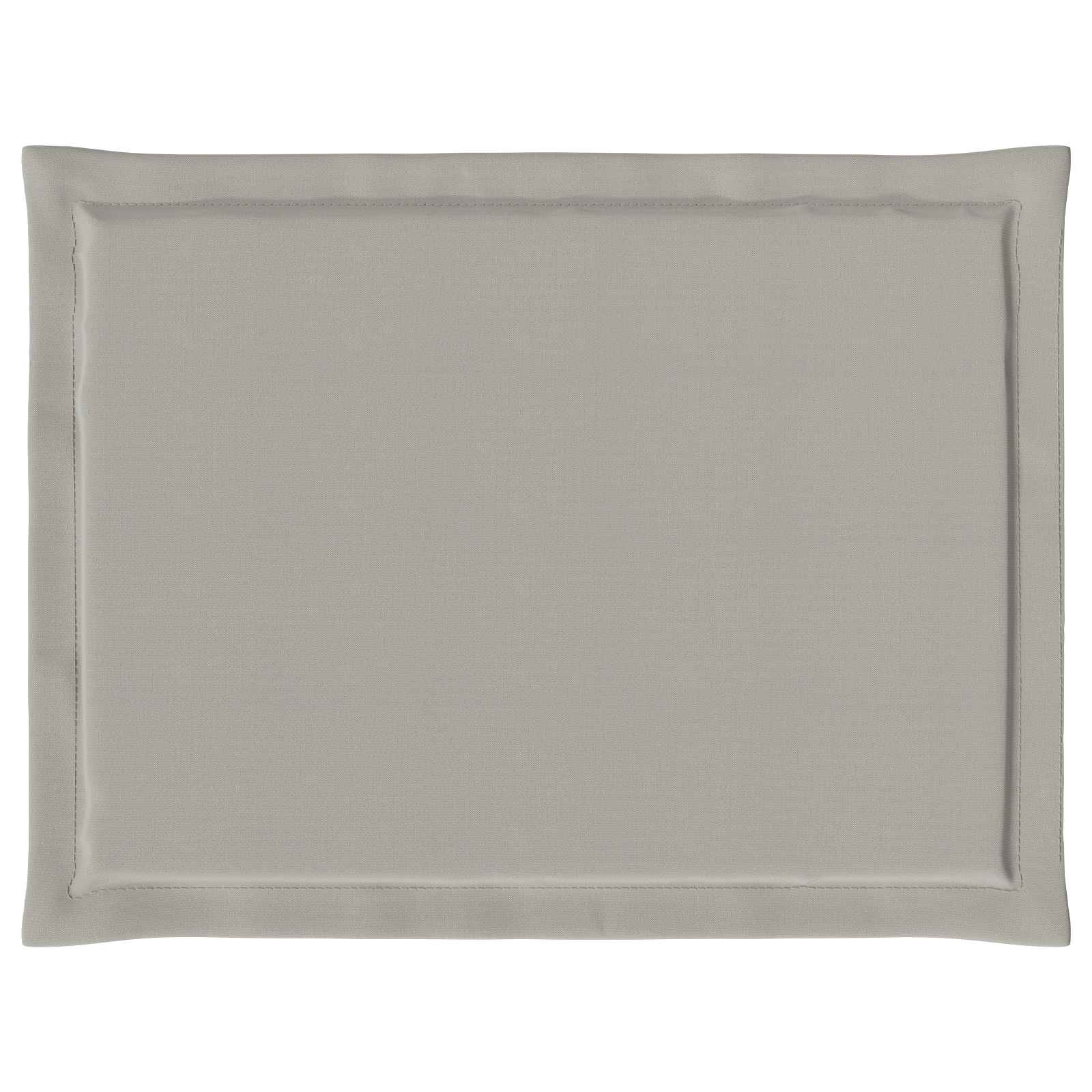 Zitkussens 2 pcs Lichtgrijs 47 x 36 x 2 cm Polyester