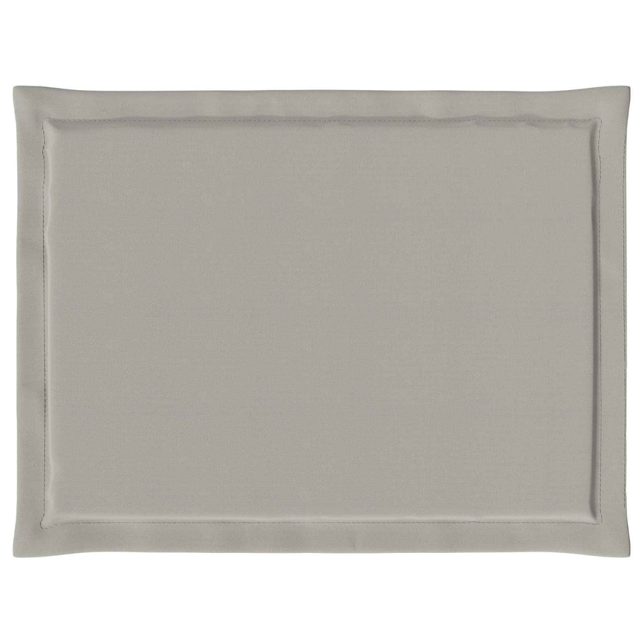 Zitkussens 2 pcs Lichtgrijs 47 x 36 x 2 cm Polyester