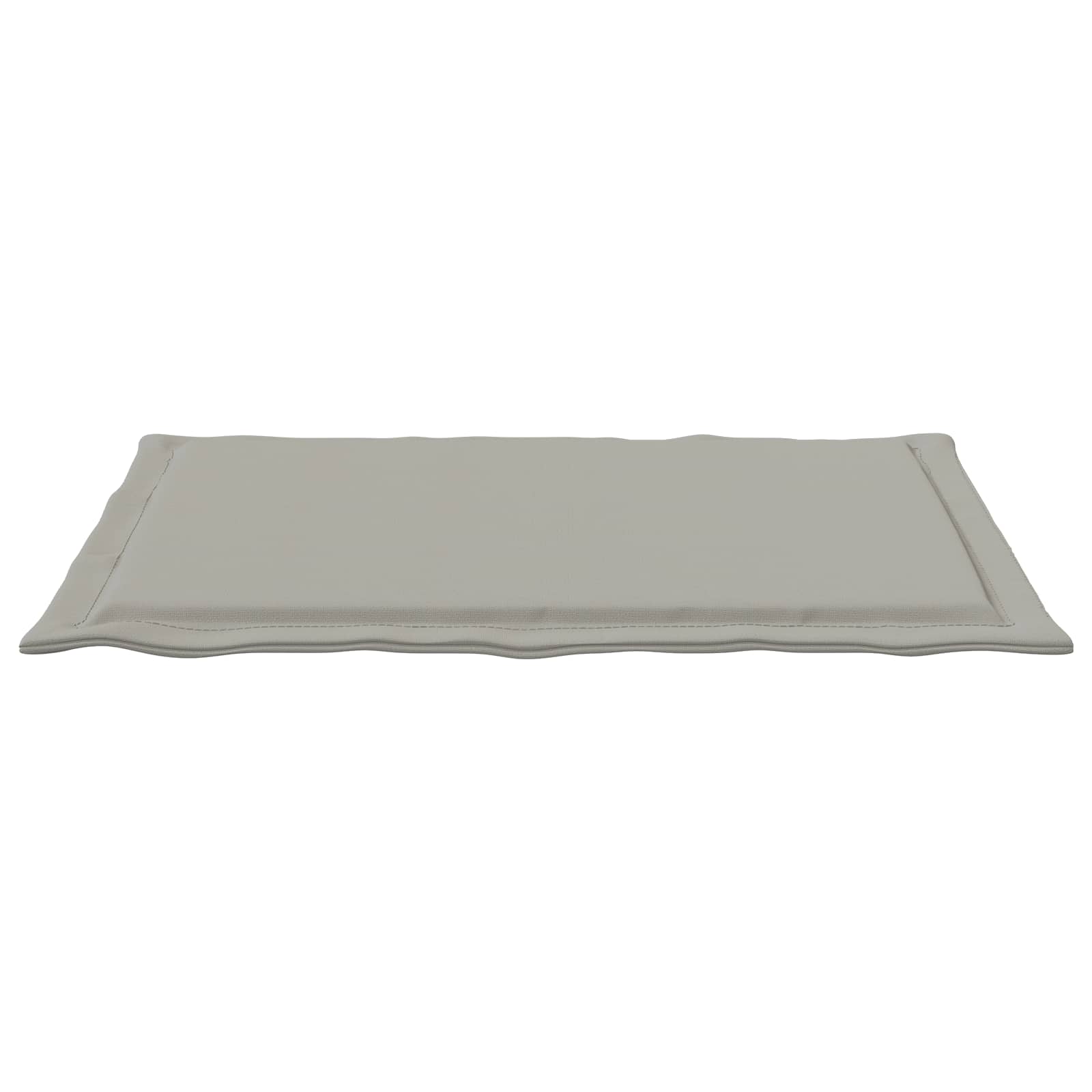 Zitkussens 2 pcs Lichtgrijs 47 x 36 x 2 cm Polyester