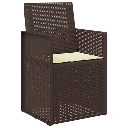 Zitkussens 4 pcs Crèmekleurig 47 x 36 x 2 cm Polyester