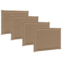 Zitkussens 4 pcs Taupe 47 x 36 x 2 cm Polyester