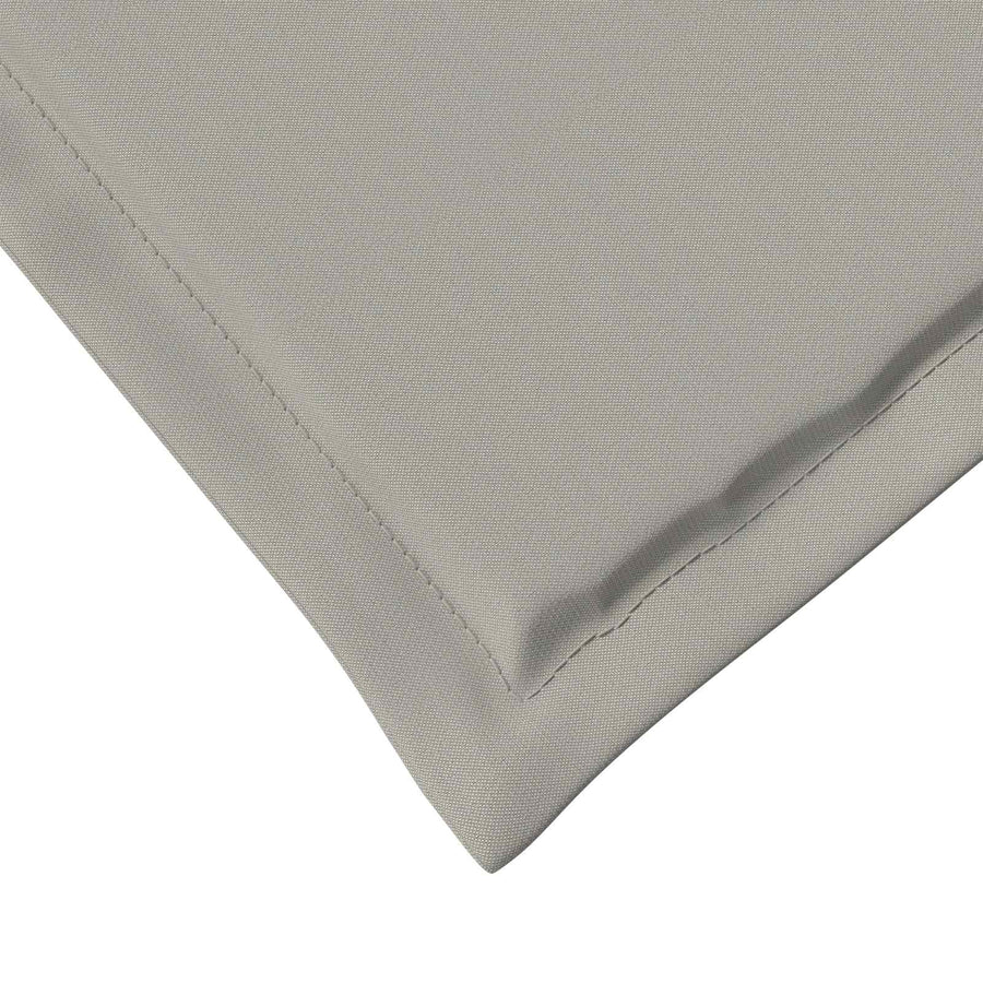 Zitkussens 4 pcs Lichtgrijs 47 x 36 x 2 cm Polyester