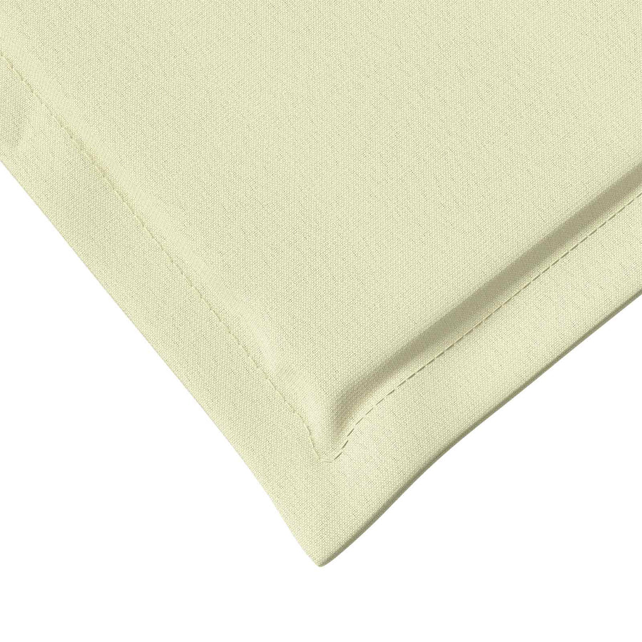 Zit- en Rugkussens 2 pcs Crèmekleurig 47 x 45 x 2 cm Polyester