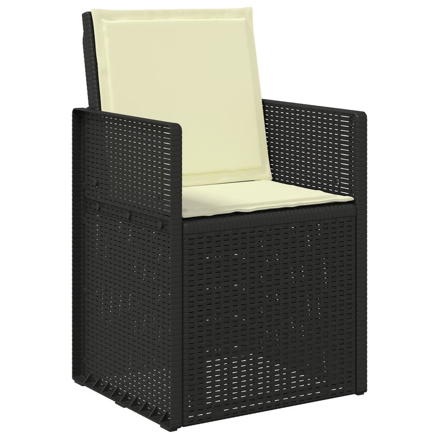 Zit- en Rugkussens 2 pcs Crèmekleurig 47 x 45 x 2 cm Polyester
