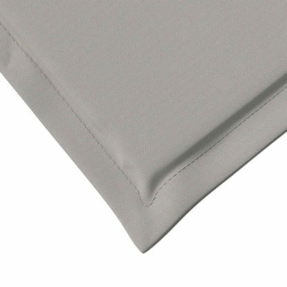 Zit- en Rugkussens 2 pcs Lichtgrijs 47 x 45 x 2 cm Polyester