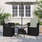 Zit- en rugkussens 2 stuks lichtgrijs polyester 47x36x2 cm