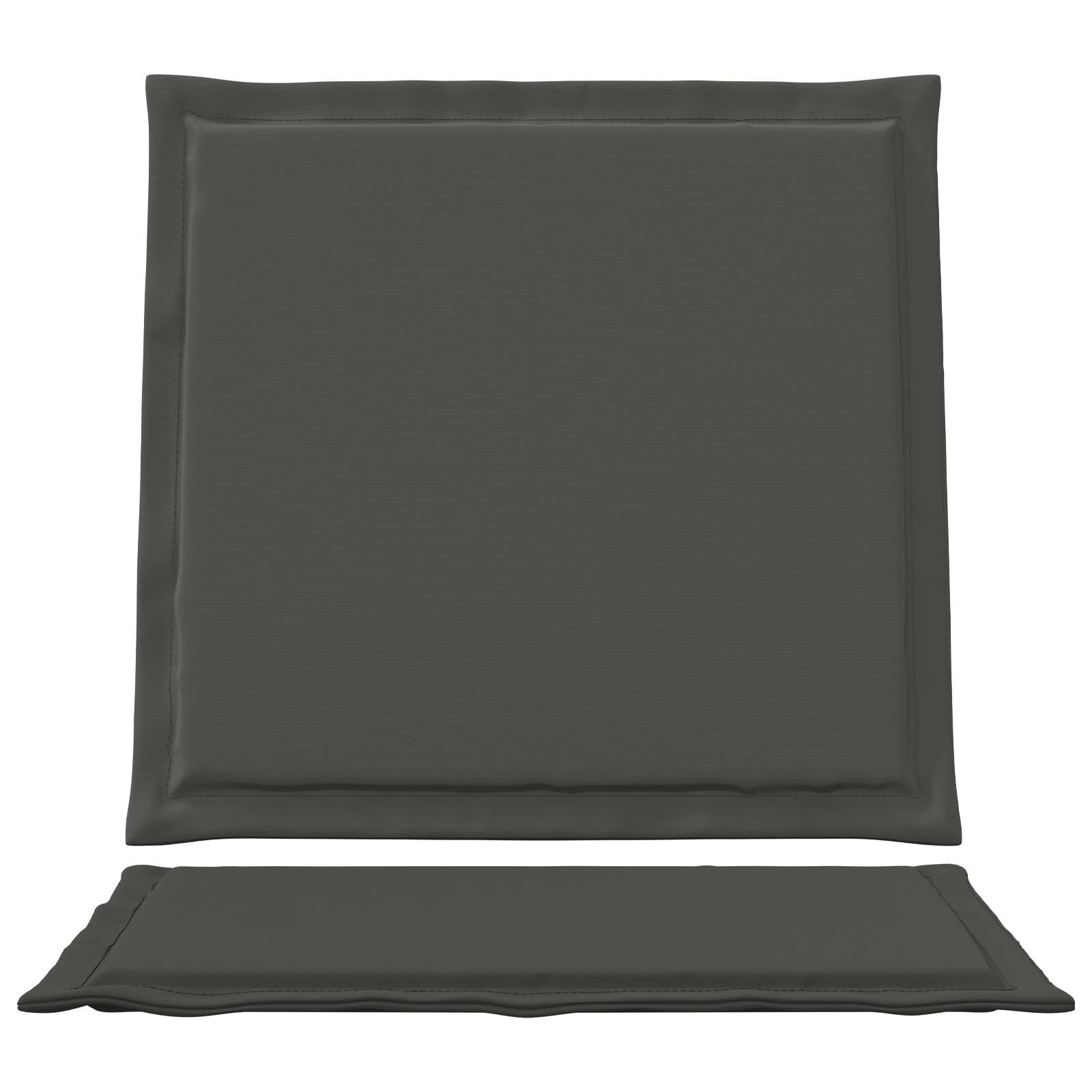Zit- en Rugkussens 4 pcs Antracietkleurig 47 x 45 x 2 cm