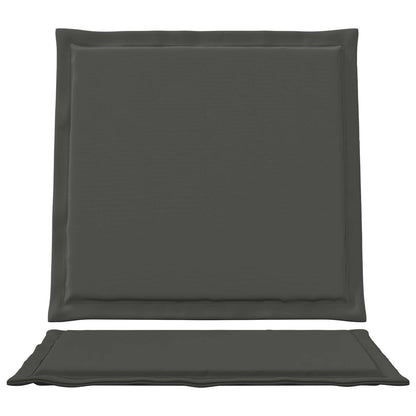 Zit- en Rugkussens 4 pcs Antracietkleurig 47 x 45 x 2 cm