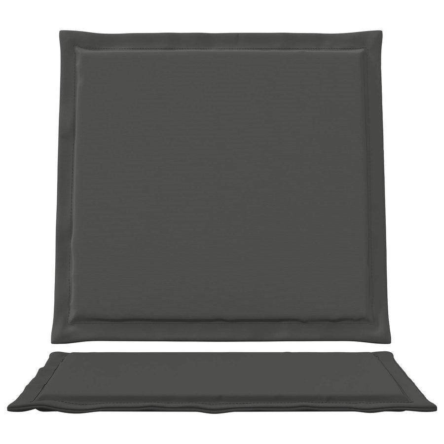 Zit- en Rugkussens 4 pcs Antracietkleurig 47 x 45 x 2 cm