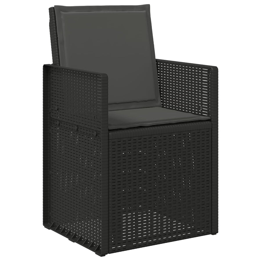 Zit- en Rugkussens 4 pcs Antracietkleurig 47 x 45 x 2 cm
