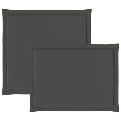 Zit- en Rugkussens 4 pcs Antracietkleurig 47 x 45 x 2 cm
