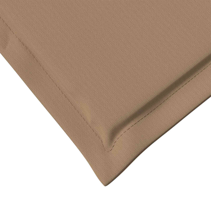 Zit- en Rugkussens 4 pcs Taupe 47 x 45 x 2 cm Polyester