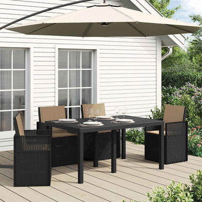Zit- en Rugkussens 4 pcs Taupe 47 x 45 x 2 cm Polyester