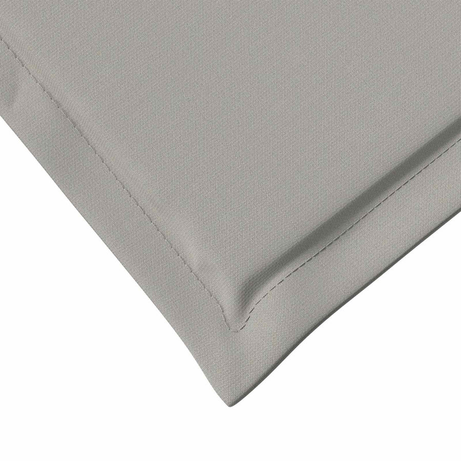 Zit- en Rugkussens 4 pcs Lichtgrijs 47 x 45 x 2 cm Polyester