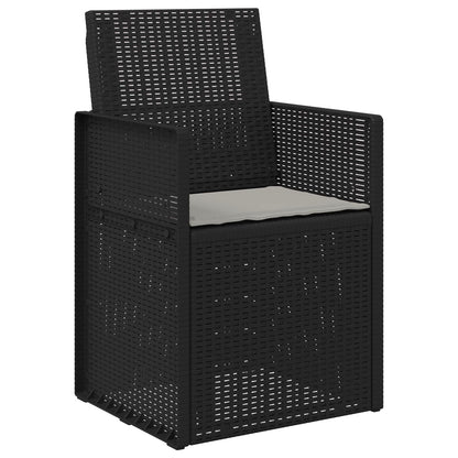 Tuin Eetstoelen 2 pcs Anthraciet en Lichtgrijs PP