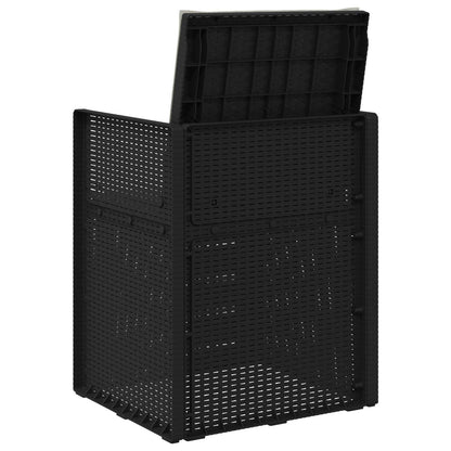 Tuin Eetstoelen 2 pcs Anthraciet en Lichtgrijs PP