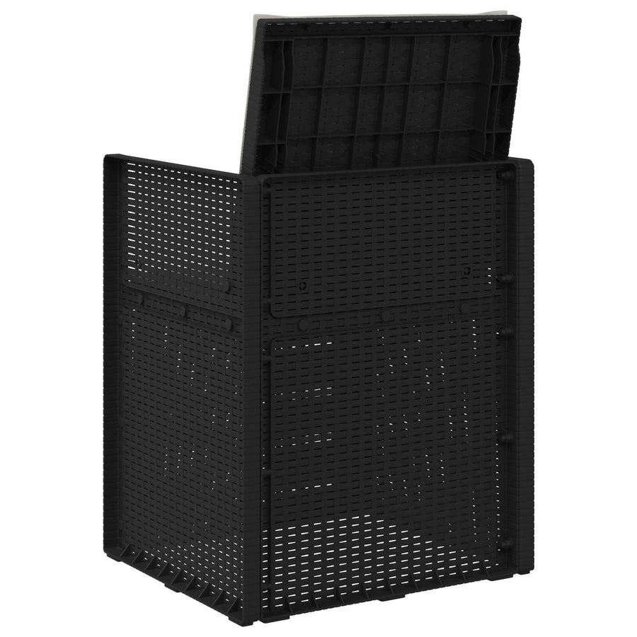 Tuin Eetstoelen 2 pcs Anthraciet en Lichtgrijs PP