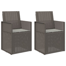 Tuin Eetstoelen 2 pcs Lichtgrijs PP