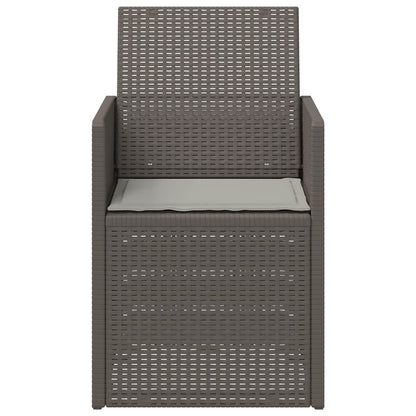 Tuin Eetstoelen 2 pcs Lichtgrijs PP