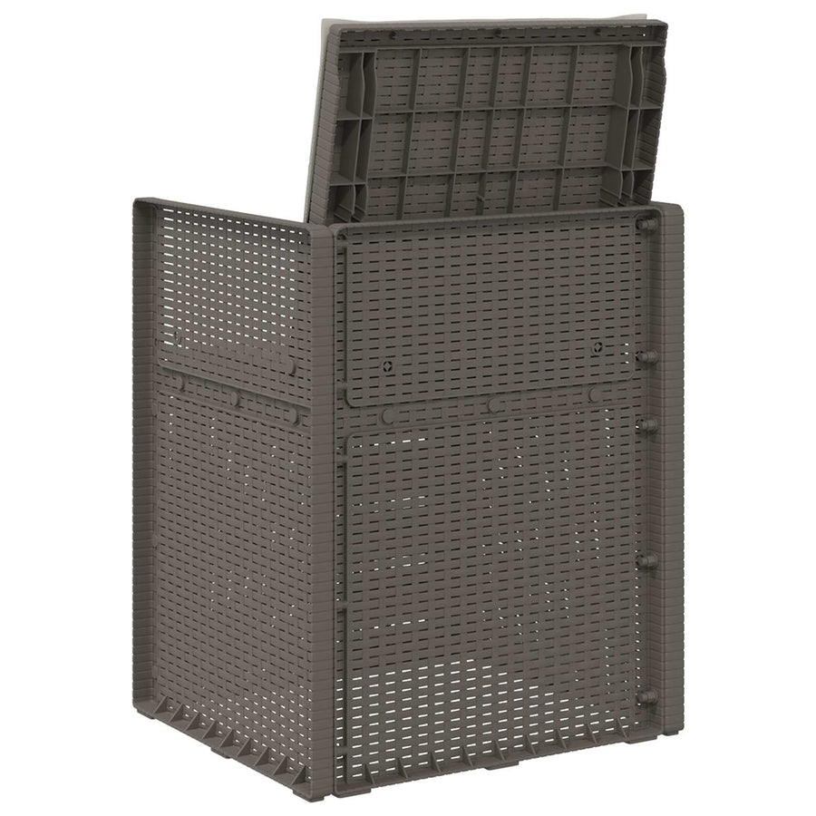 Tuin Eetstoelen 2 pcs Lichtgrijs PP