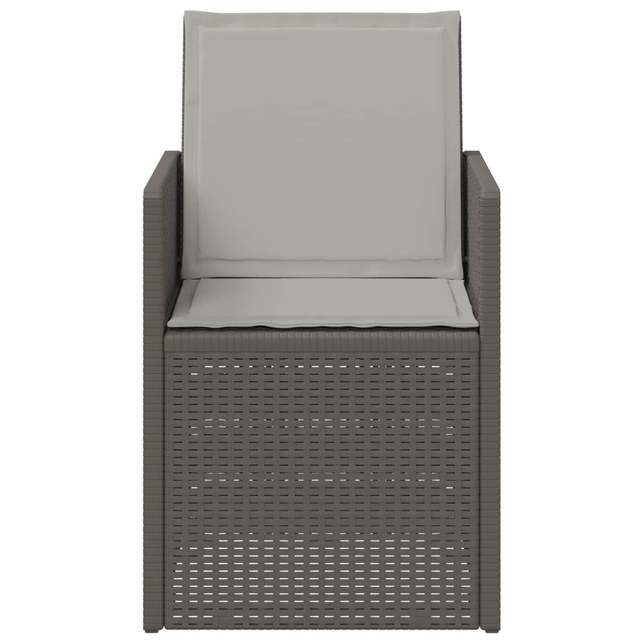 Tuin Eetstoelen 2 pcs Lichtgrijs PP