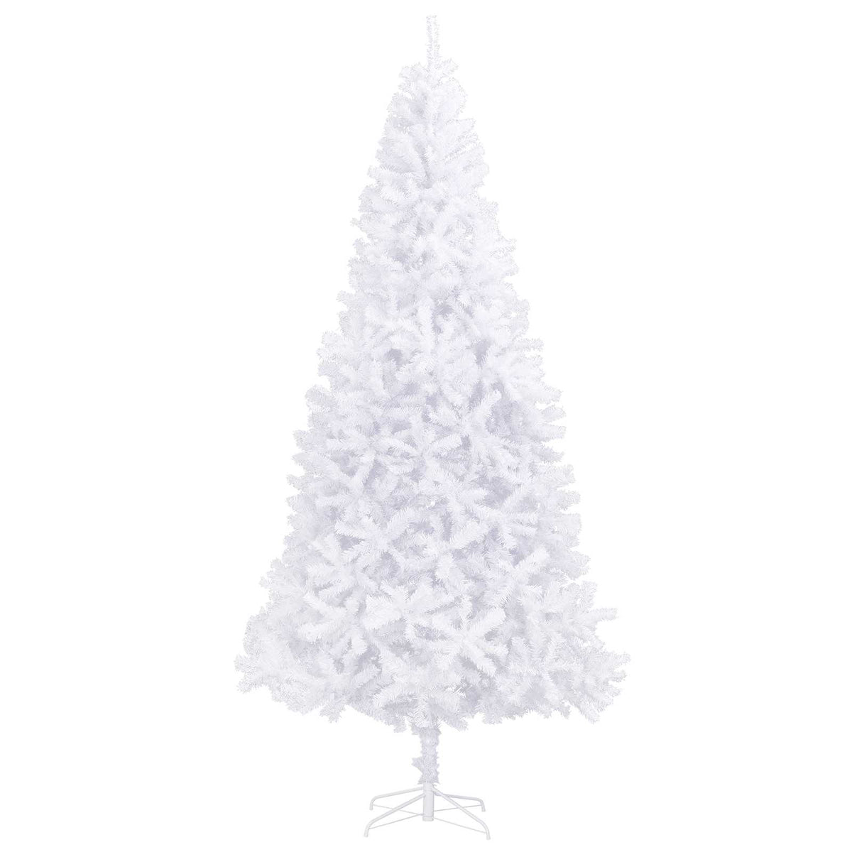 Kunstkerstboom met 300 LED Wit 300 cm PVC en staal