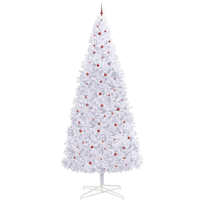 Kunstkerstboom met 300 LED Wit 400 cm PVC en staal