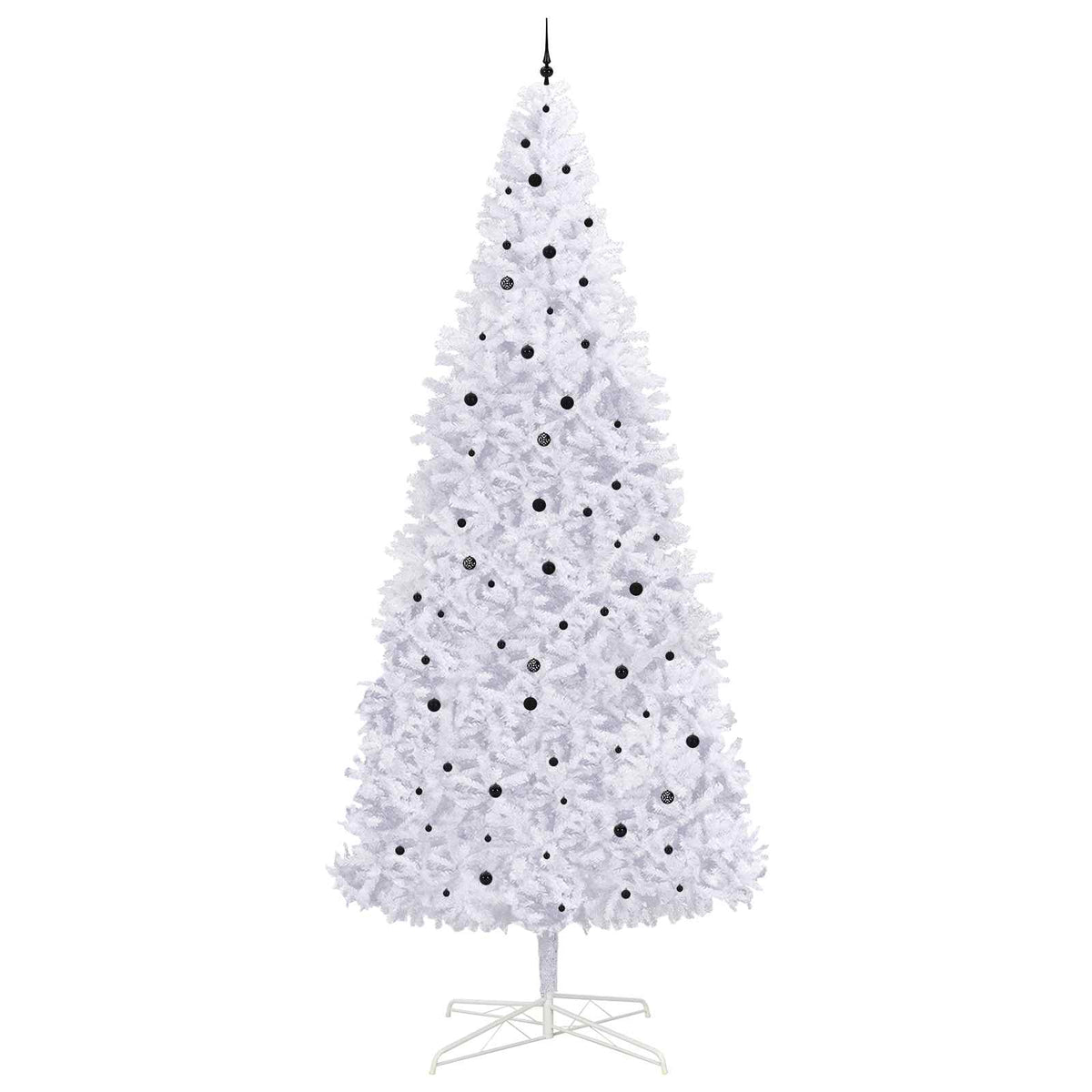 Kunstkerstboom met 300 LED Wit 400 cm PVC en staal