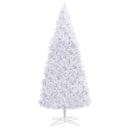 Kunstkerstboom met 300 LED Wit 400 cm PVC en staal