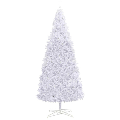 Kunstkerstboom met 300 LED Wit 400 cm PVC en staal