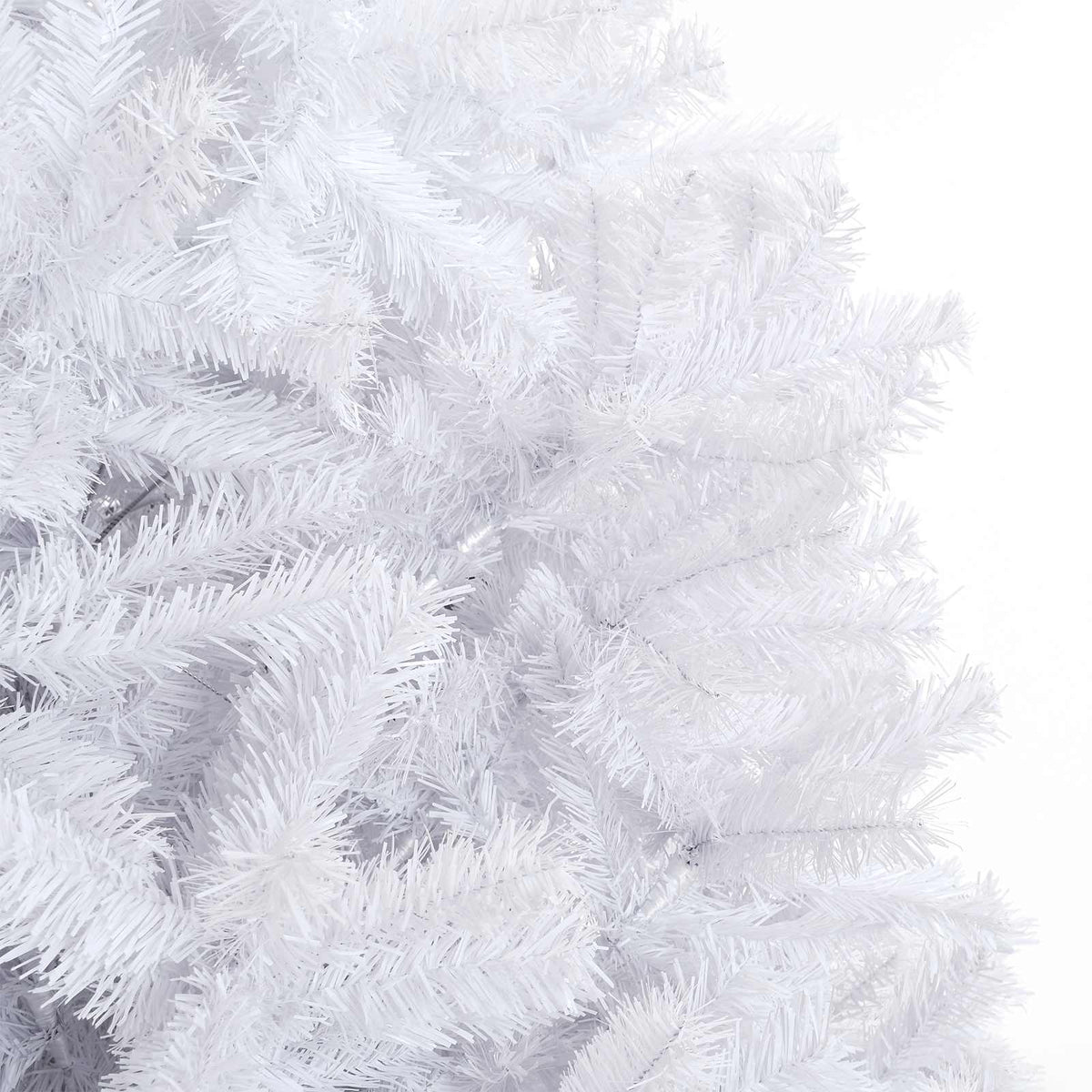 Kunstkerstboom met 300 LED Wit 400 cm PVC en staal