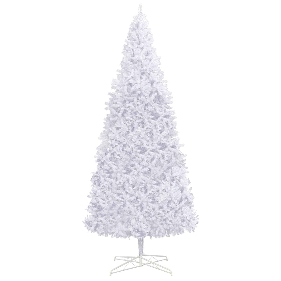 Kunstkerstboom met 300 LED Wit 400 cm PVC en staal