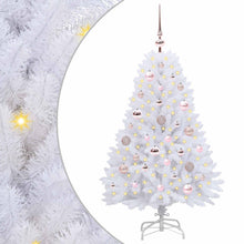 Kunstmatige Inklapbare Kerstboom Wit 120 cm PVC en Staal