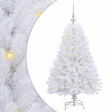 Kunstmatige Inklapbare Kerstboom Wit 120 cm PVC en Staal