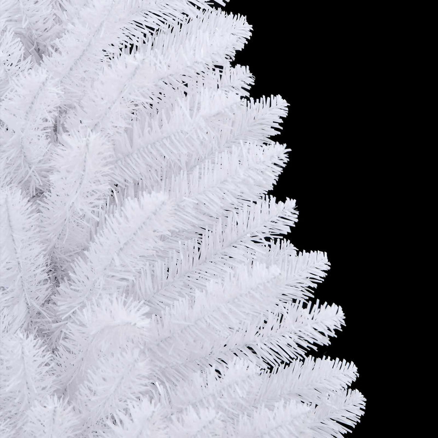 Kunstmatige Inklapbare Kerstboom Wit 120 cm PVC en Staal