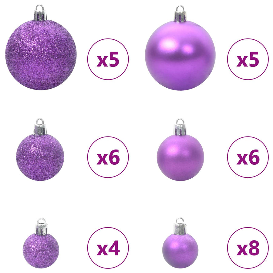 Kunstmatige Inklapbare Kerstboom Wit 120 cm PVC en Staal