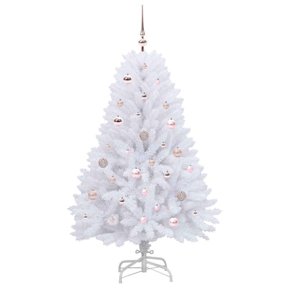 Kunstmatige Inklapbare Kerstboom Wit Pvc En Staal 150 cm