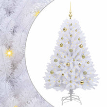 Kunstmatige Inklapbare Kerstboom Wit Pvc En Staal 150 cm