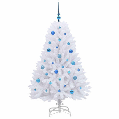 Kunstmatige Inklapbare Kerstboom Wit Pvc En Staal 150 cm