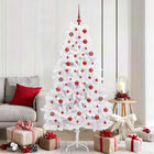 Artificial Collapsible White Christmas Tree 180 cm PVC and Steel
