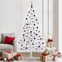 Kunstmatige Inklapbare Kerstboom Wit Pvc En Staal 210 cm