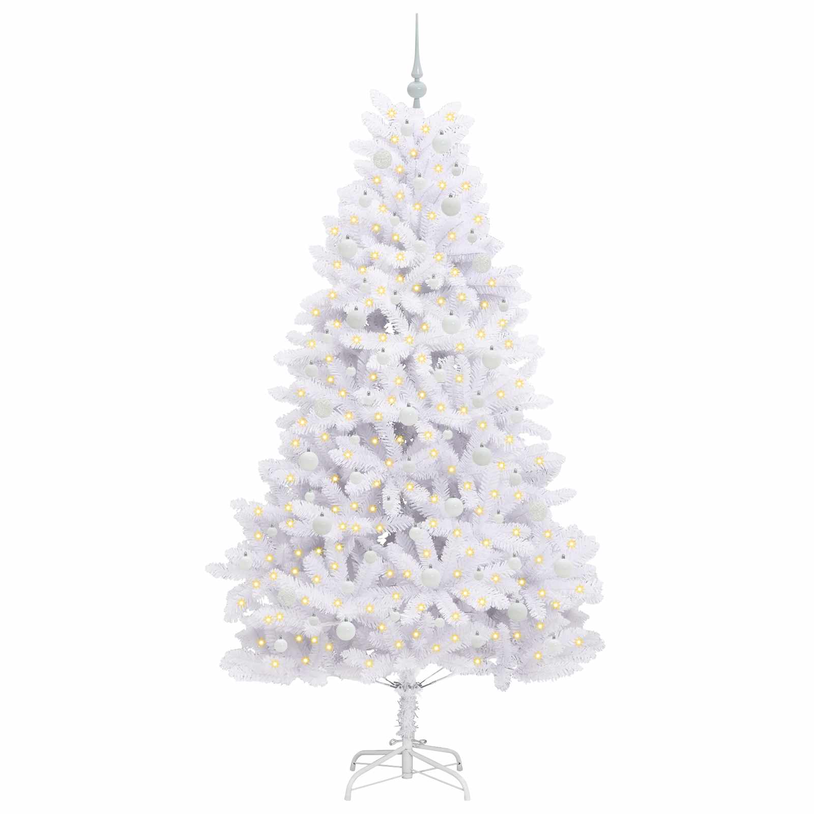 Kunstmatige Inklapbare Kerstboom Pvc En Staal 210 cm