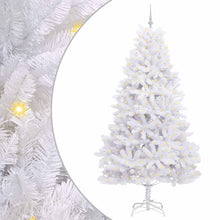 Kunstmatige Inklapbare Kerstboom Wit 240 cm PVC en staal